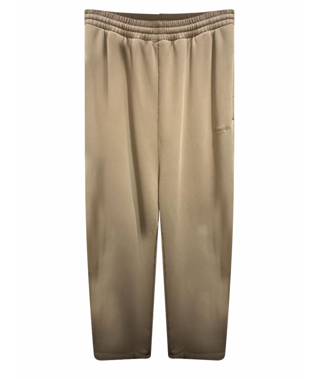 BALENCIAGA Горчичный хлопковый спортивный костюм, фото 1