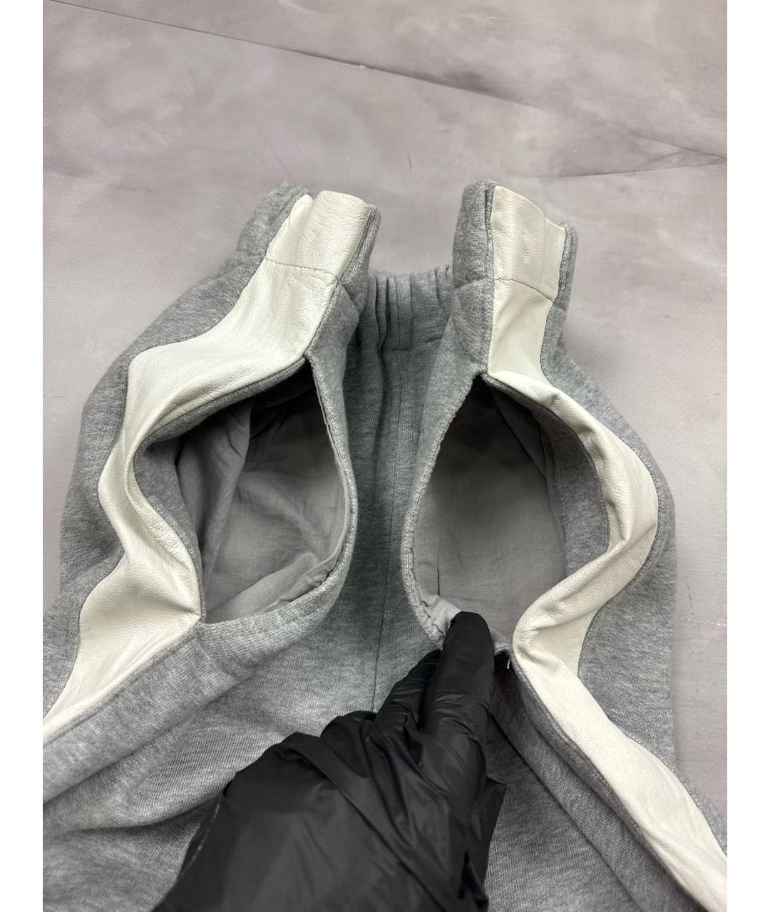 MM6 MAISON MARGIELA Серые хлопковые шорты, фото 6