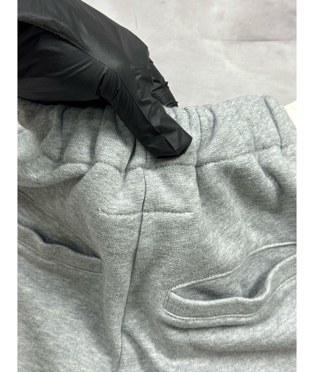 MM6 MAISON MARGIELA Серые хлопковые шорты, фото 4