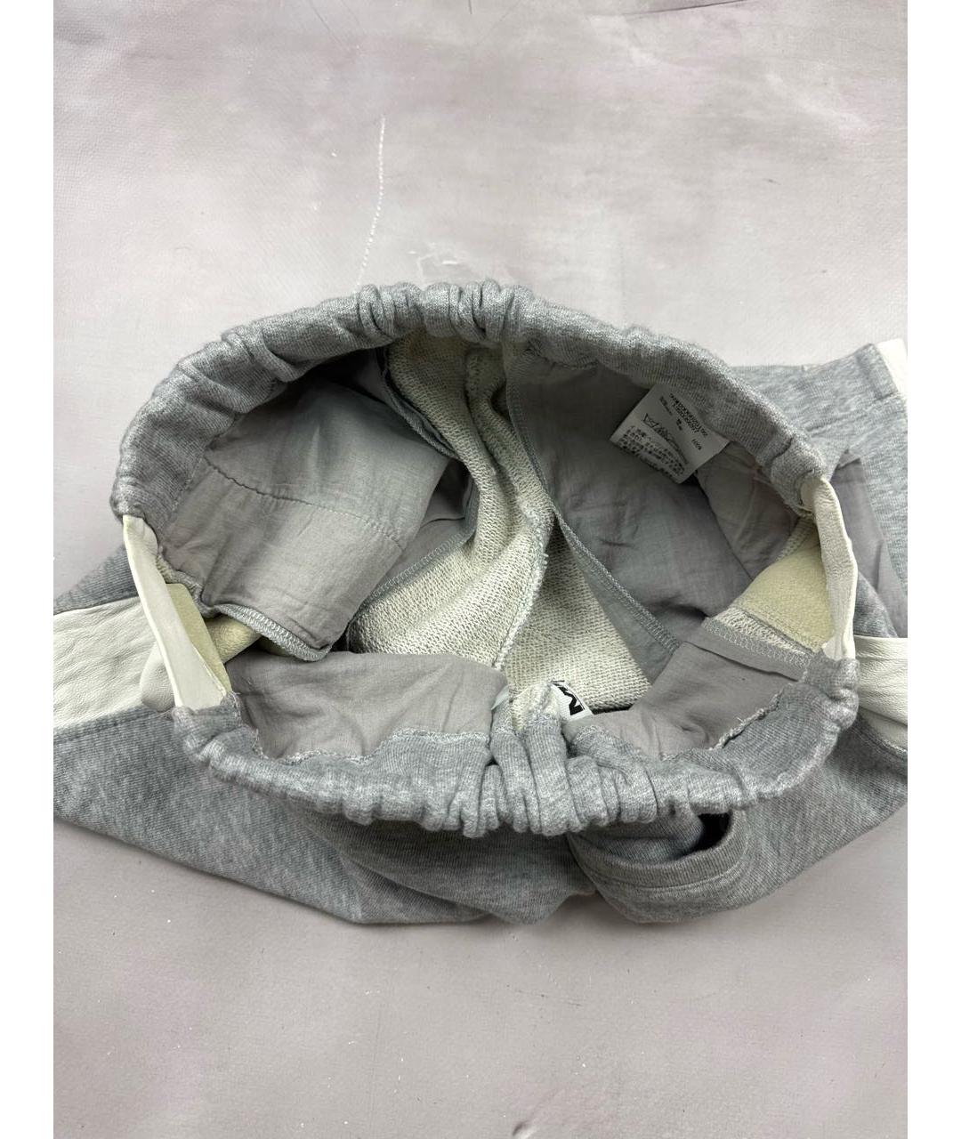 MM6 MAISON MARGIELA Серые хлопковые шорты, фото 7