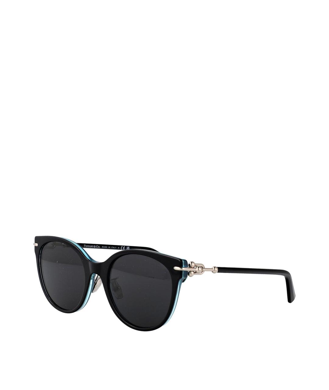 TIFFANY&CO Черные пластиковые солнцезащитные очки, фото 2