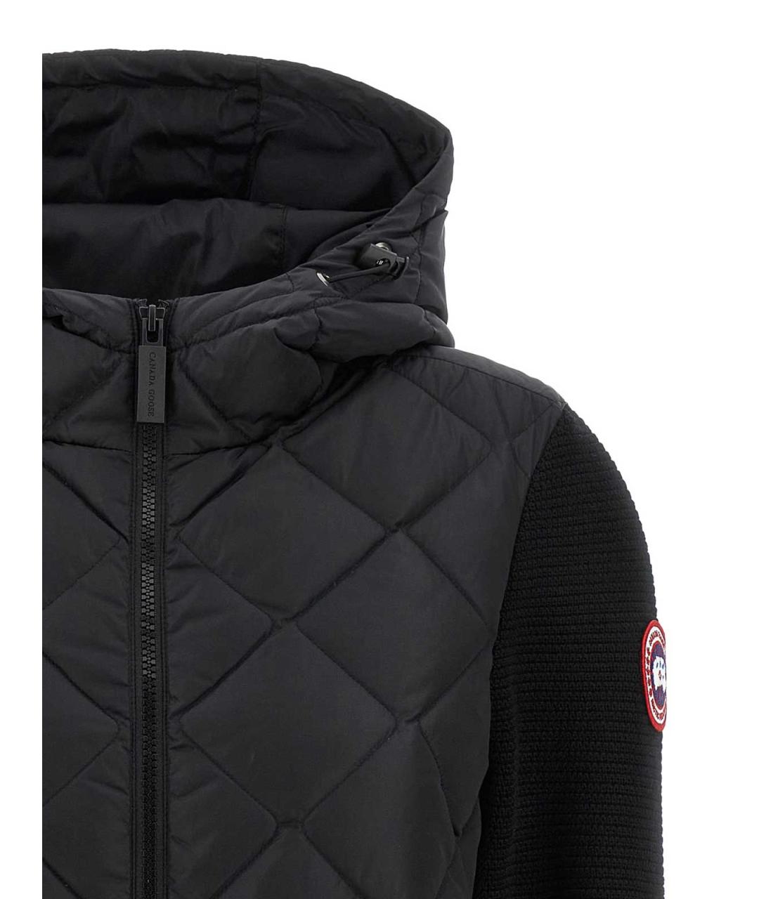 CANADA GOOSE Черная полиамидовая куртка, фото 3