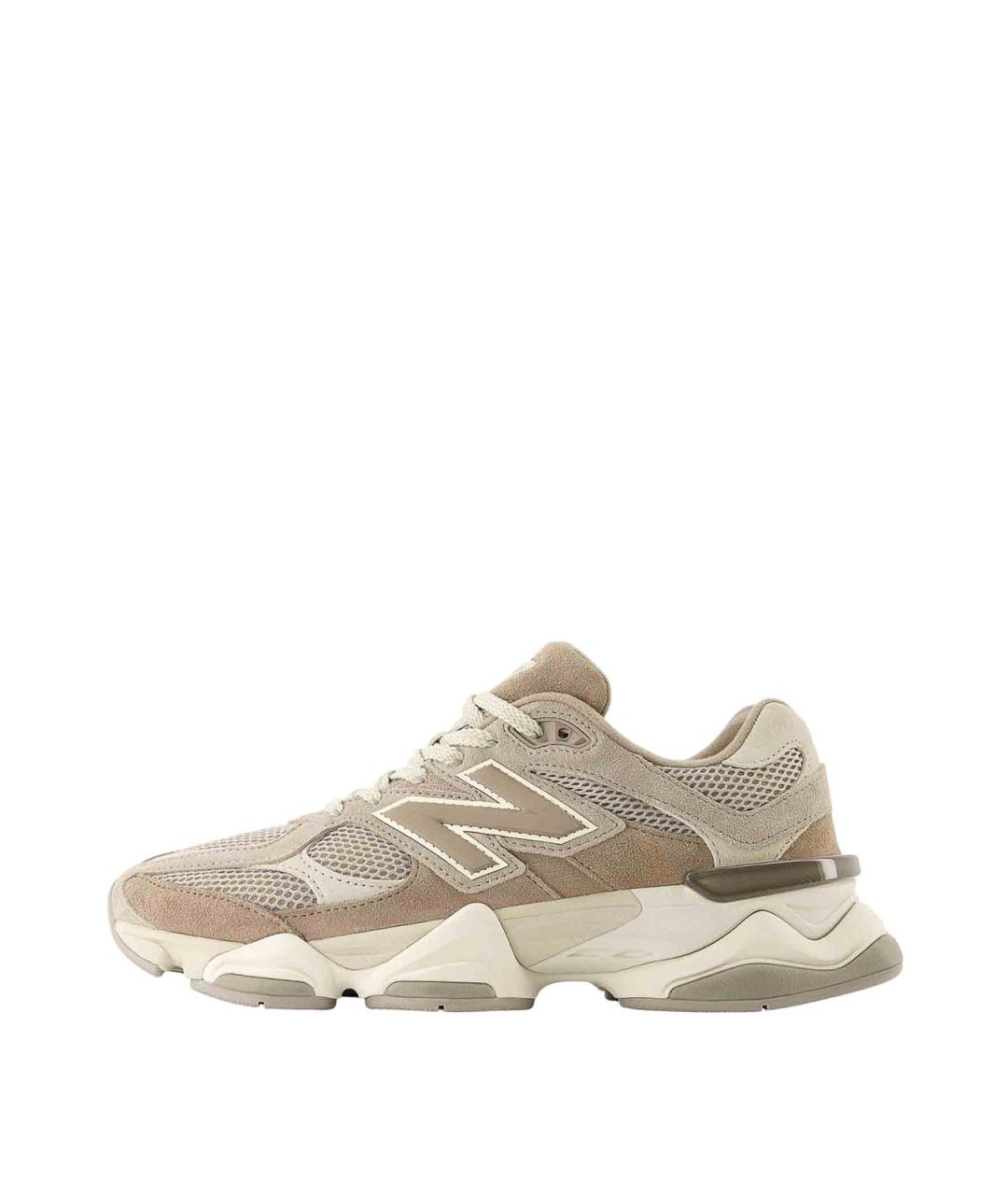 NEW BALANCE Бежевые замшевые низкие кроссовки / кеды, фото 2