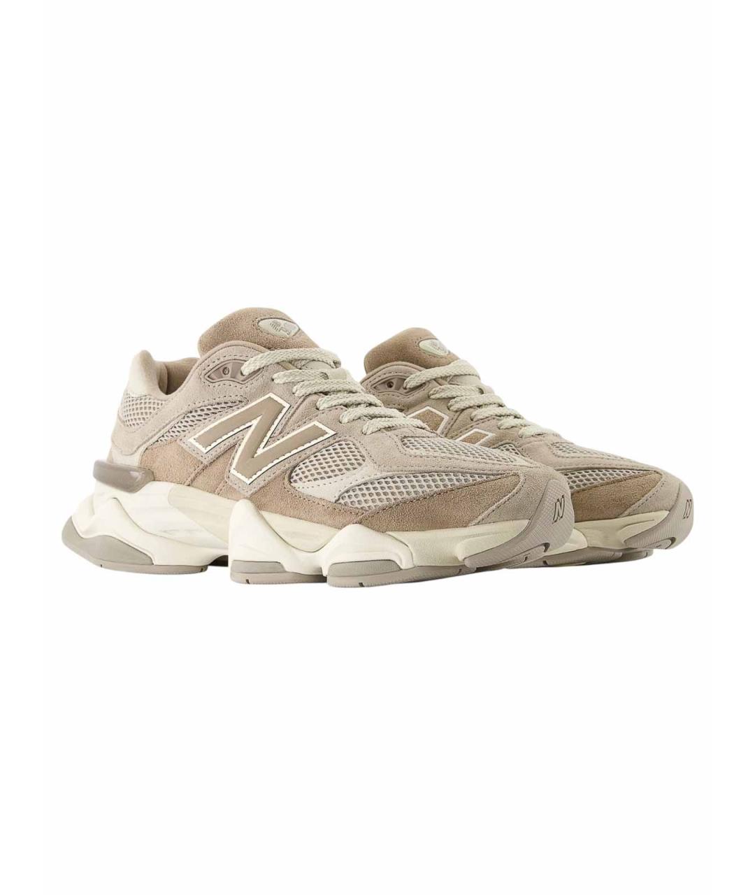 NEW BALANCE Бежевые замшевые низкие кроссовки / кеды, фото 3