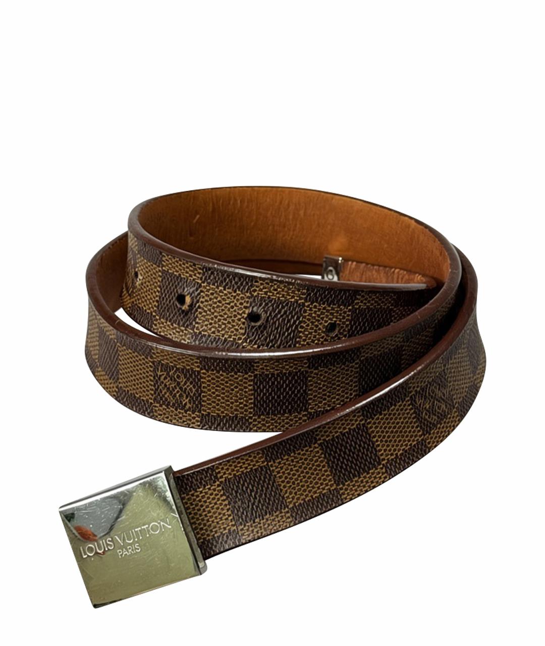 LOUIS VUITTON Коричневый ремень, фото 1