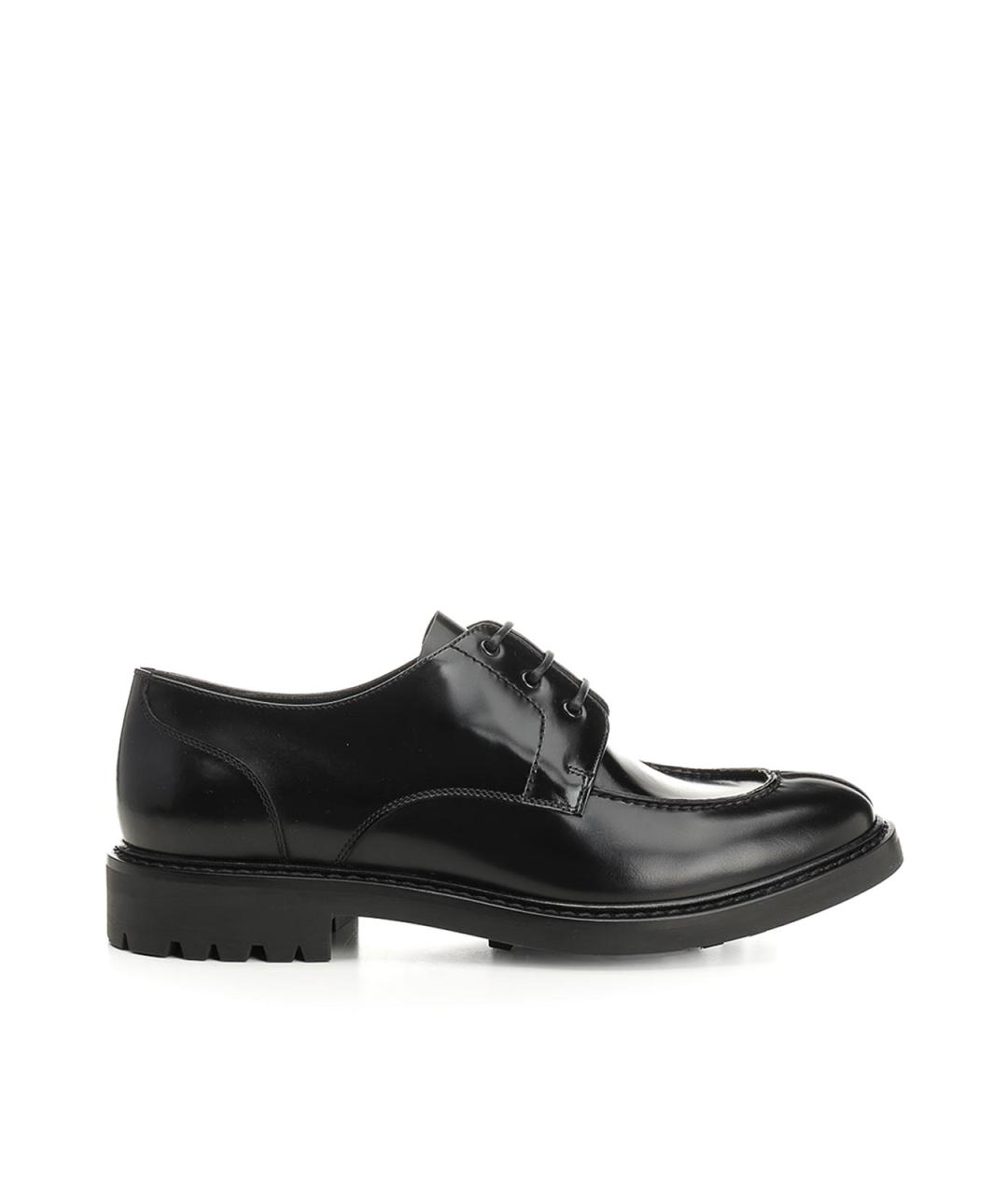 SAINT LAURENT Черные кожаные туфли, фото 6