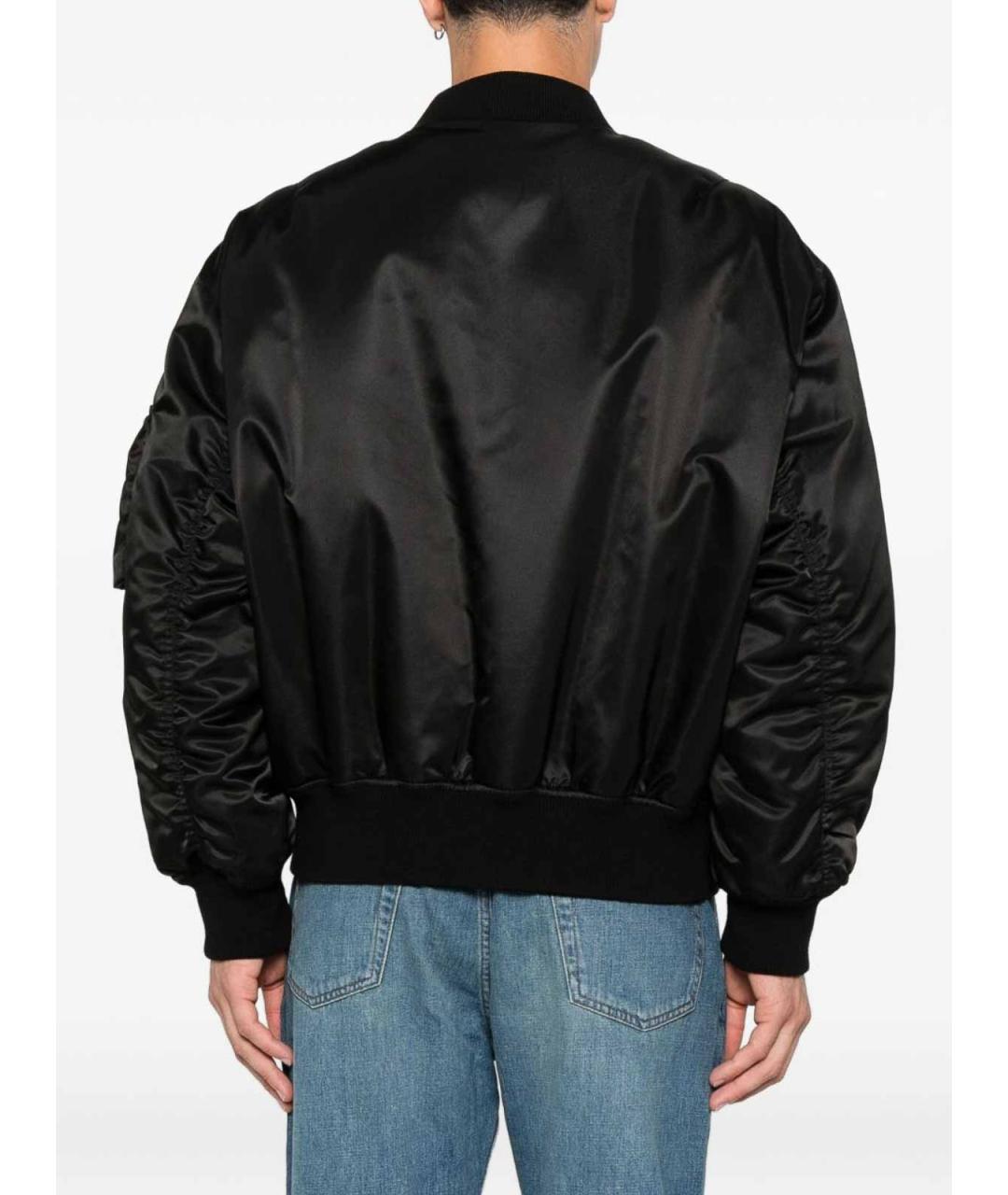 SAINT LAURENT Черная полиамидовая куртка, фото 2