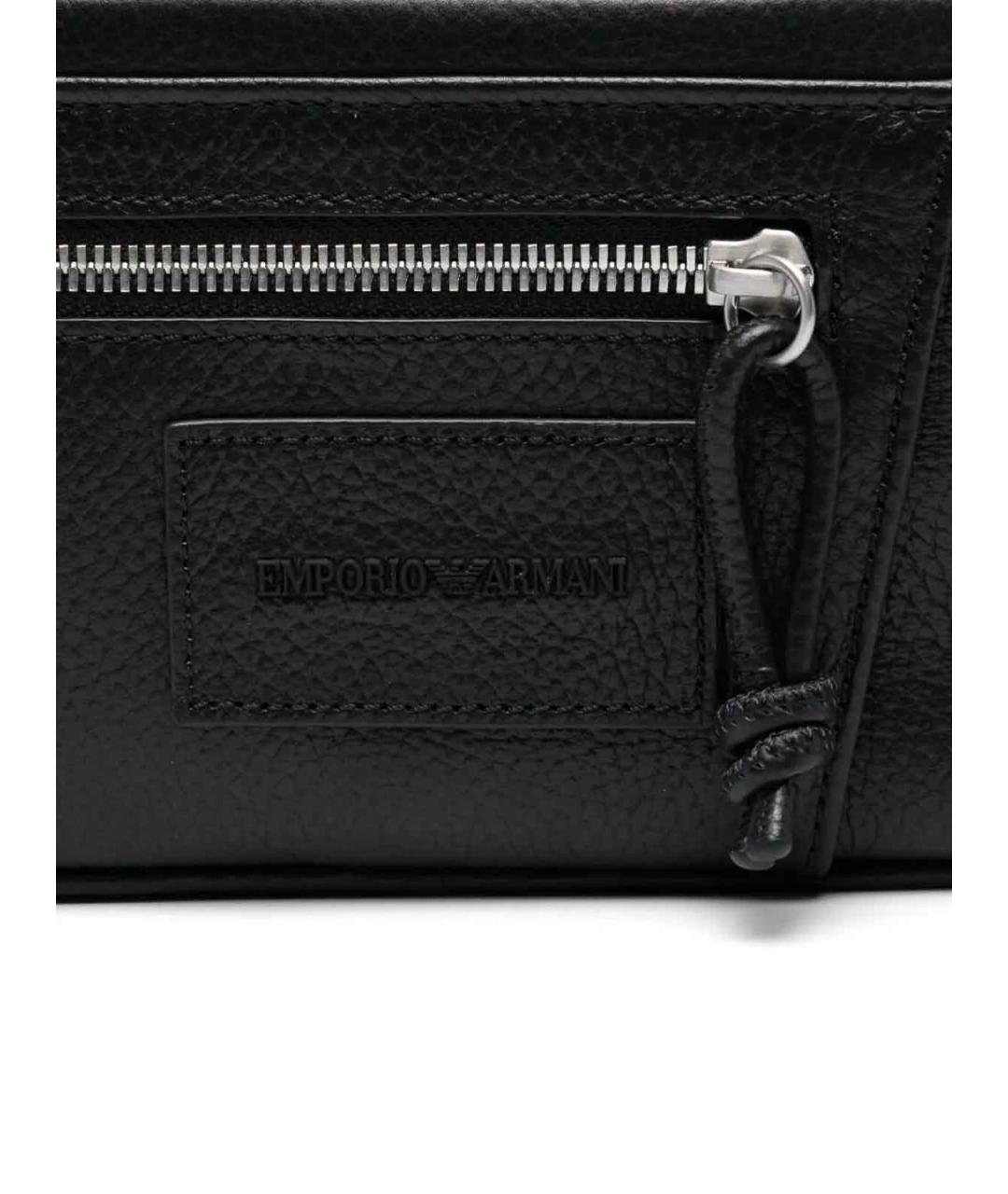 EMPORIO ARMANI Черная косметичка, фото 3