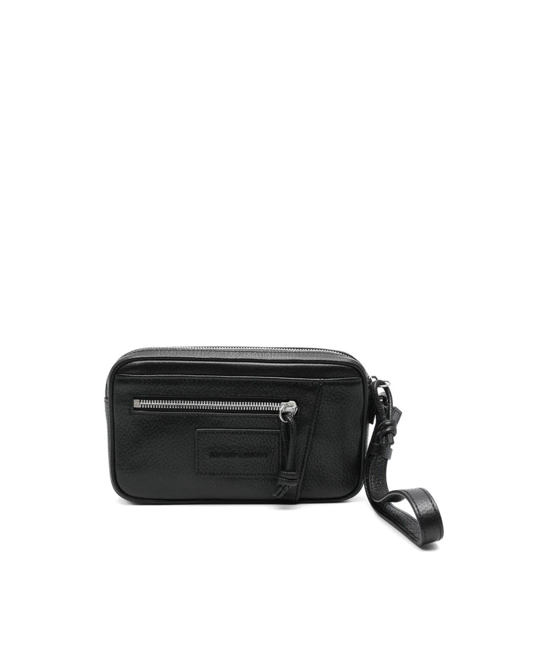 EMPORIO ARMANI Черная косметичка, фото 1
