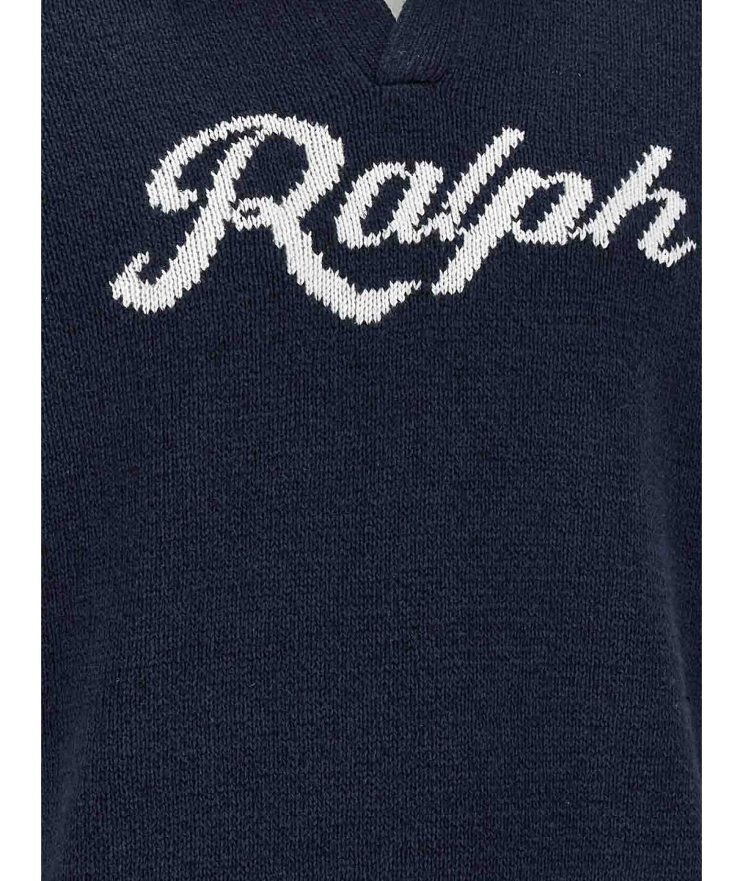 POLO RALPH LAUREN Синий хлопковый джемпер / свитер, фото 4