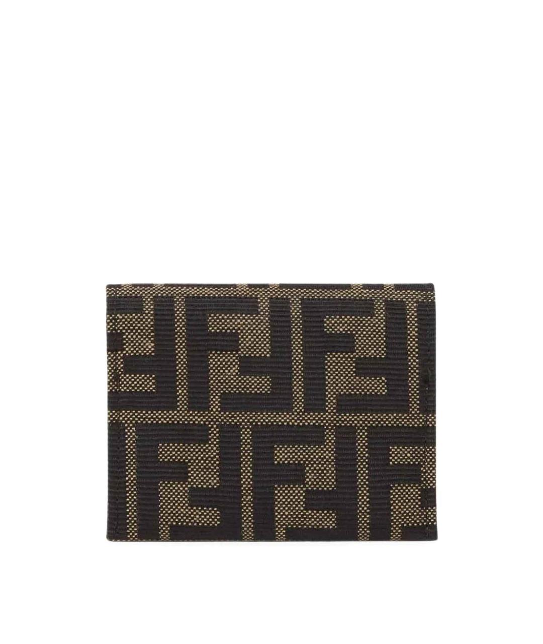 FENDI Коричневый кошелек, фото 1