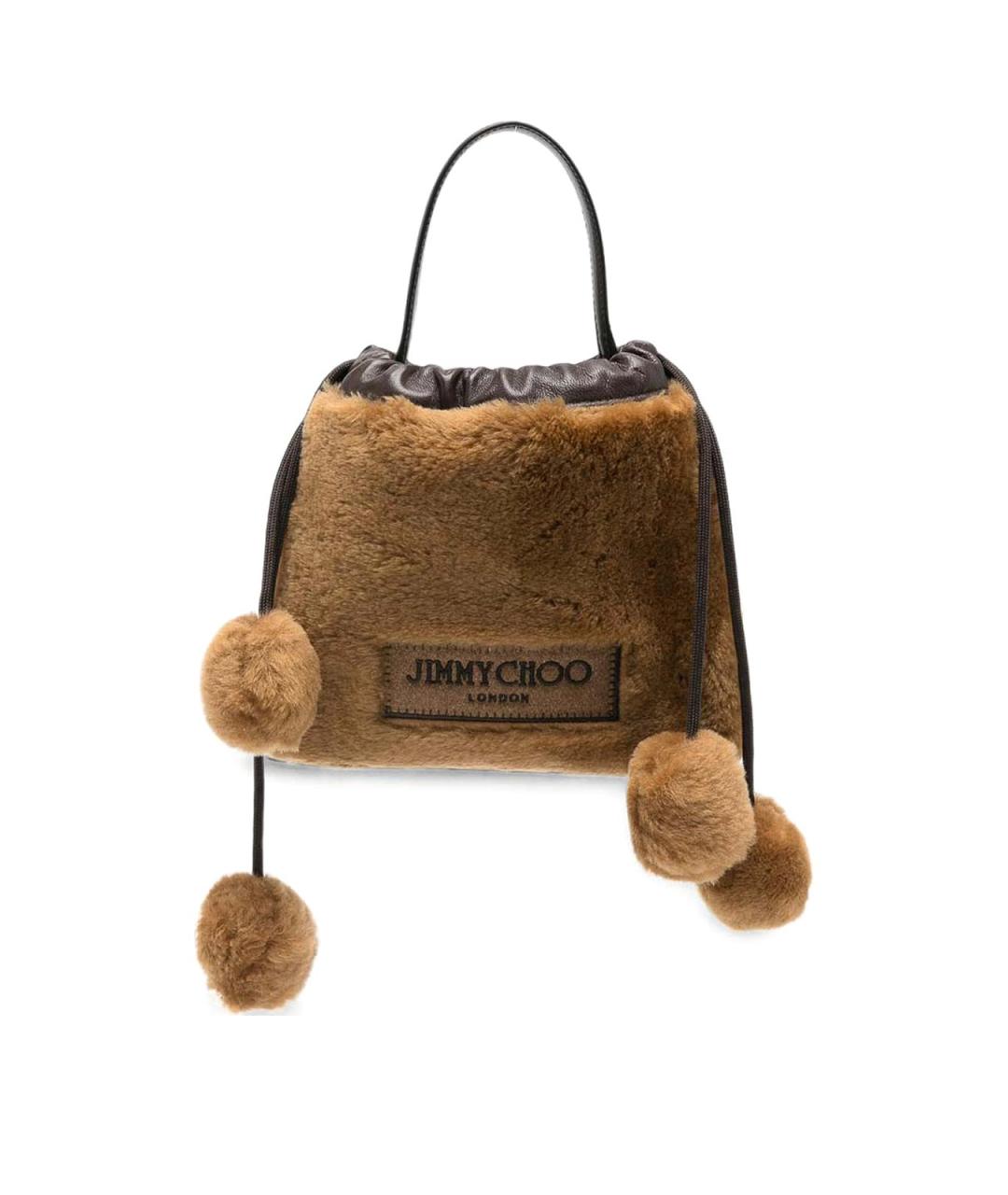 JIMMY CHOO Кожаная сумка с короткими ручками, фото 1
