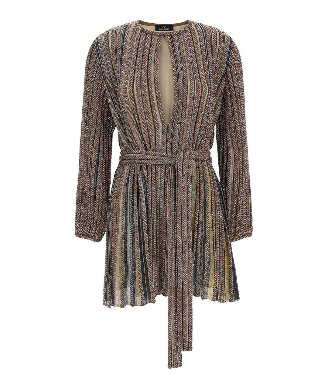 MISSONI Коричневое повседневное платье, фото 1