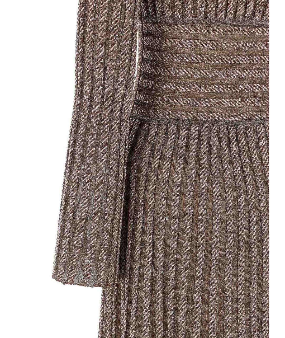 MISSONI Коричневое повседневное платье, фото 4