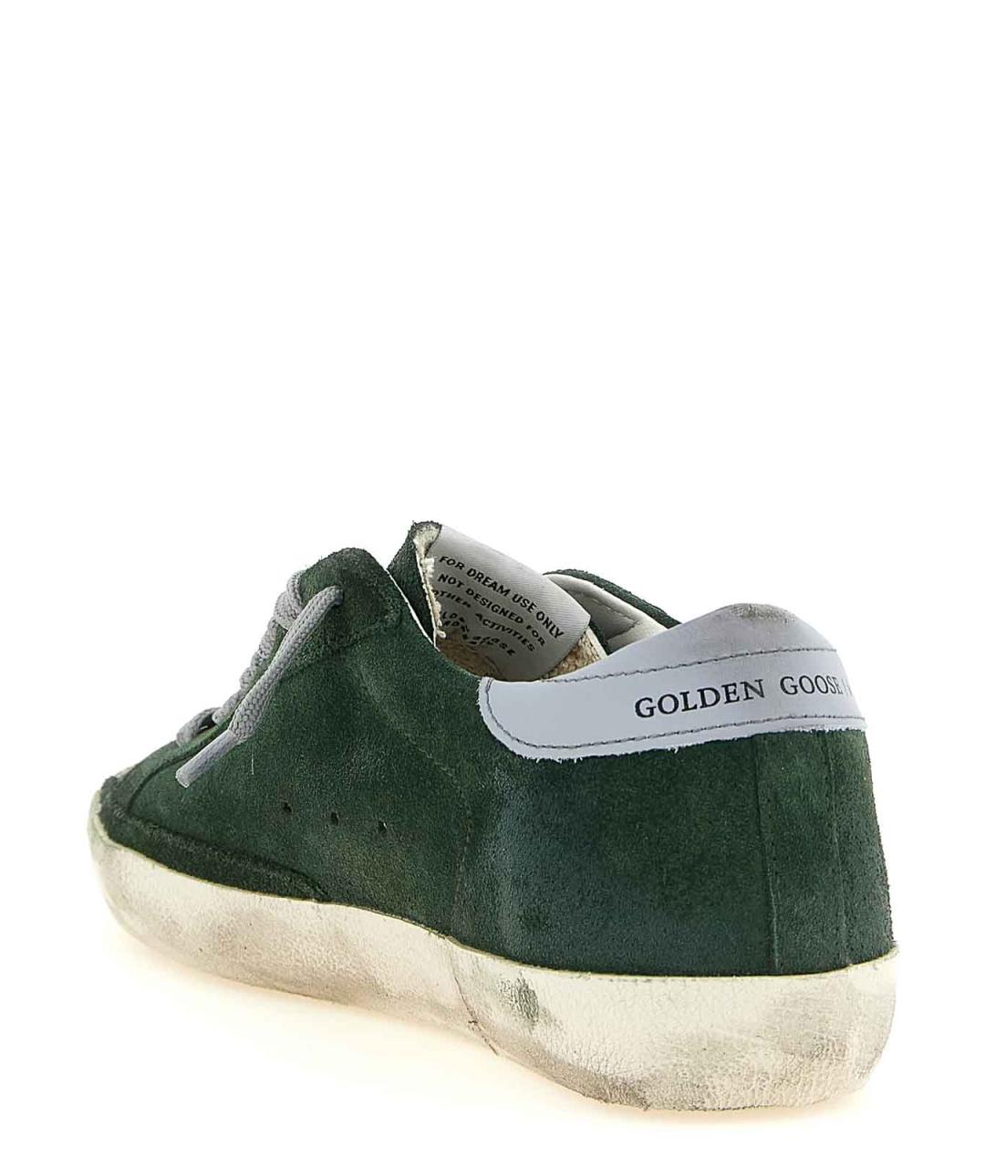 GOLDEN GOOSE Зеленые замшевые кеды, фото 3