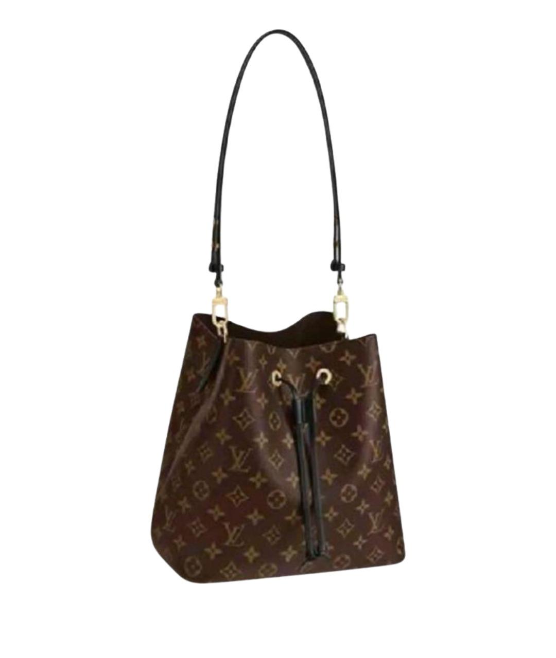 LOUIS VUITTON Коричневая сумка через плечо из канвы, фото 1