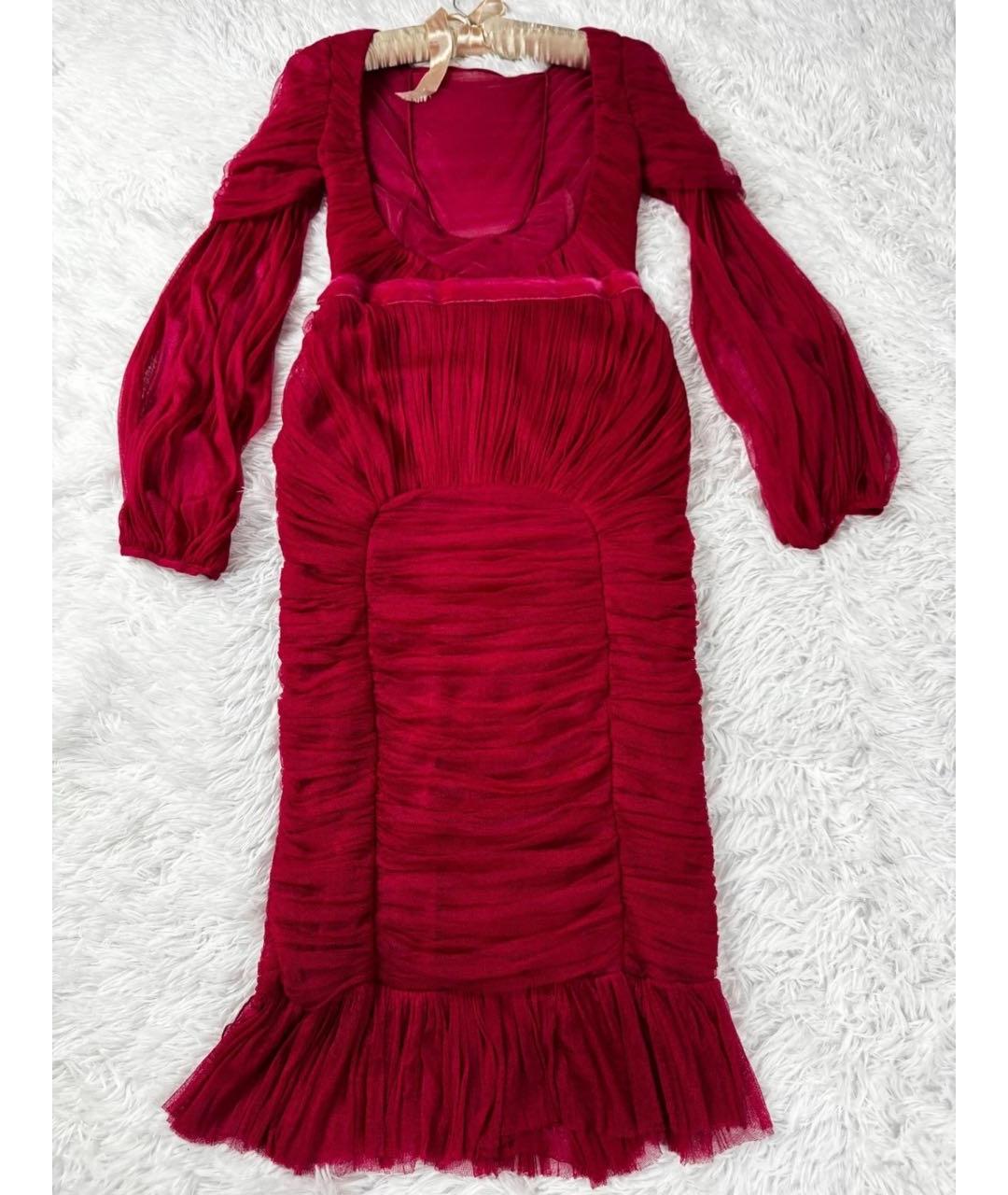 TOM FORD Красное шелковое вечернее платье, фото 6