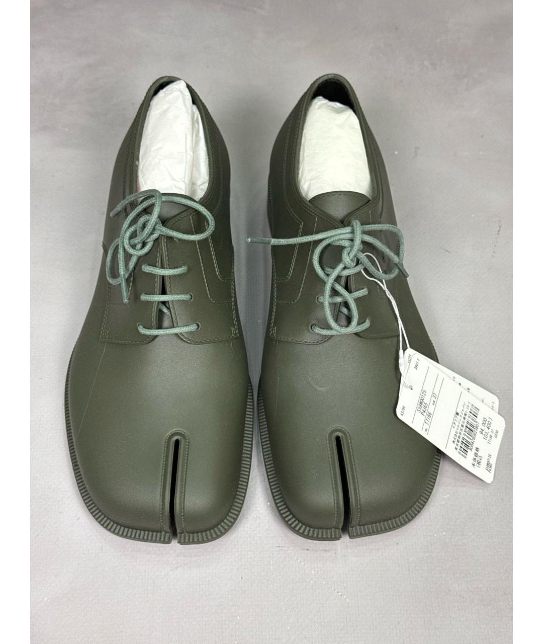 MAISON MARGIELA Хаки ботинки, фото 3