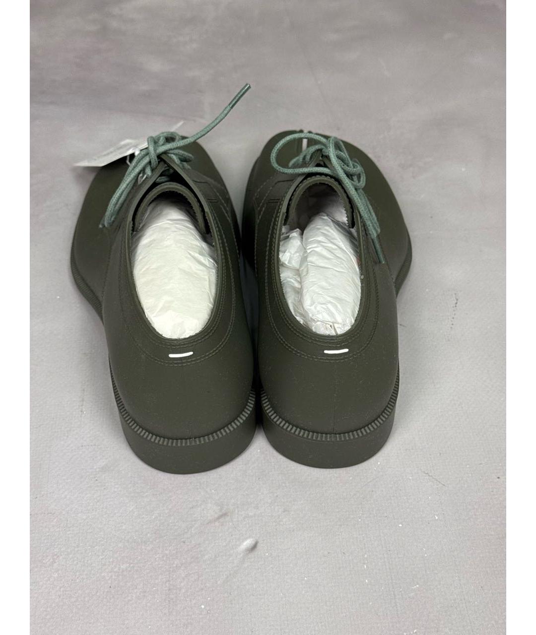 MAISON MARGIELA Хаки ботинки, фото 4