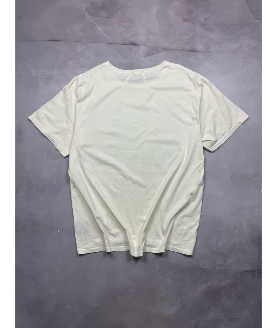 RHUDE Белая хлопковая футболка, фото 3