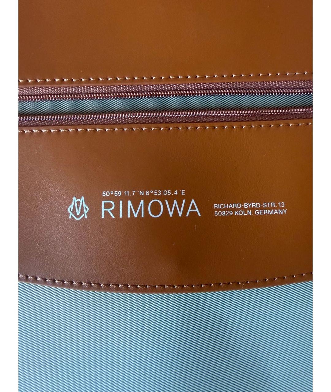 Rimowa Серебряный кожаный чемодан, фото 8