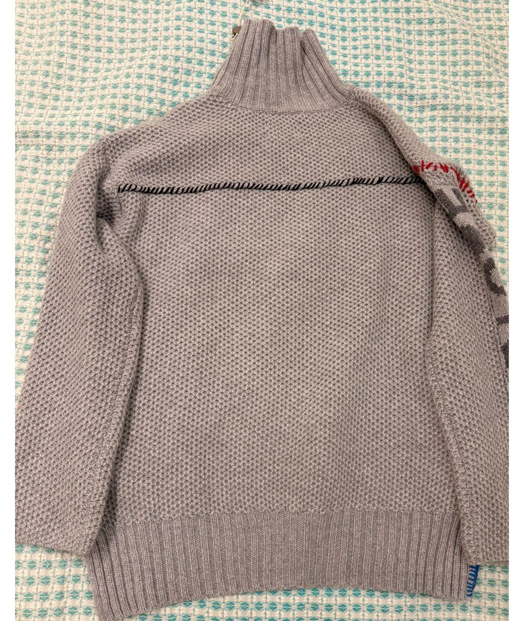ZADIG & VOLTAIRE Серый кашемировый джемпер / свитер, фото 5