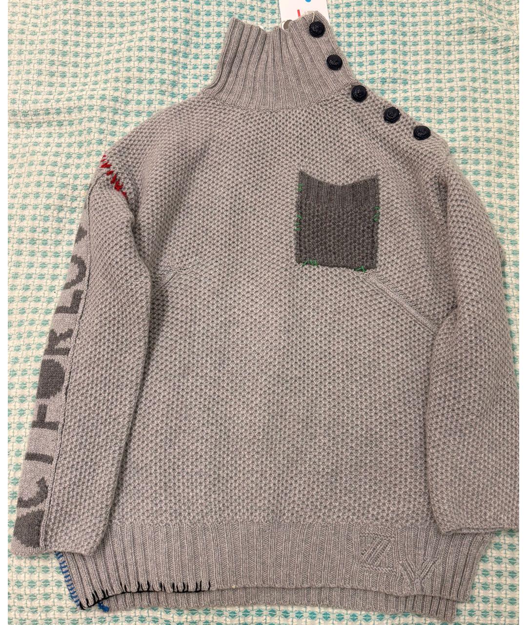 ZADIG & VOLTAIRE Серый кашемировый джемпер / свитер, фото 2