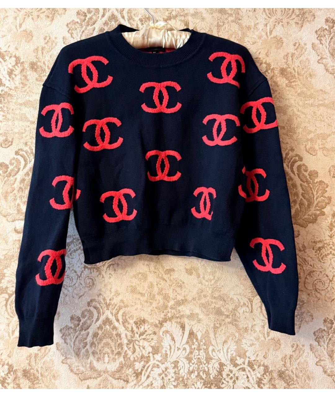 CHANEL Темно-синий кашемировый джемпер / свитер, фото 6