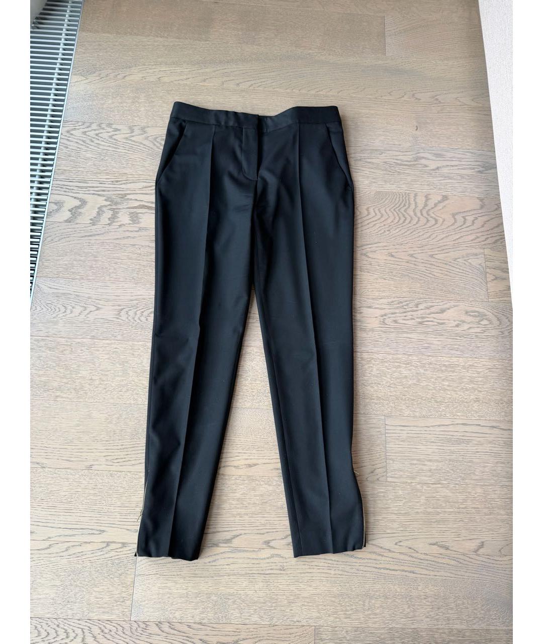 STELLA MCCARTNEY Черный шерстяной костюм с брюками, фото 2