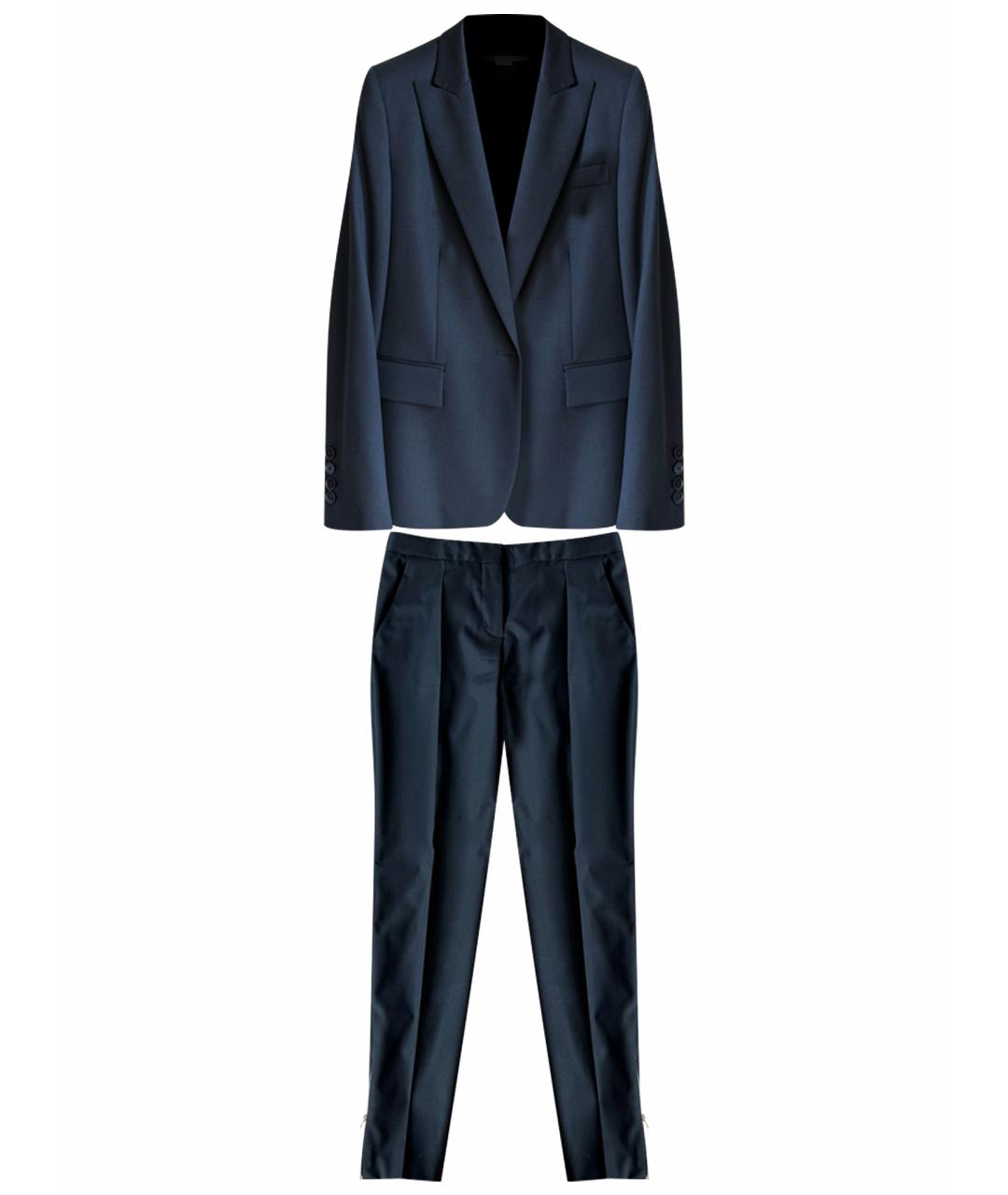 STELLA MCCARTNEY Черный шерстяной костюм с брюками, фото 1