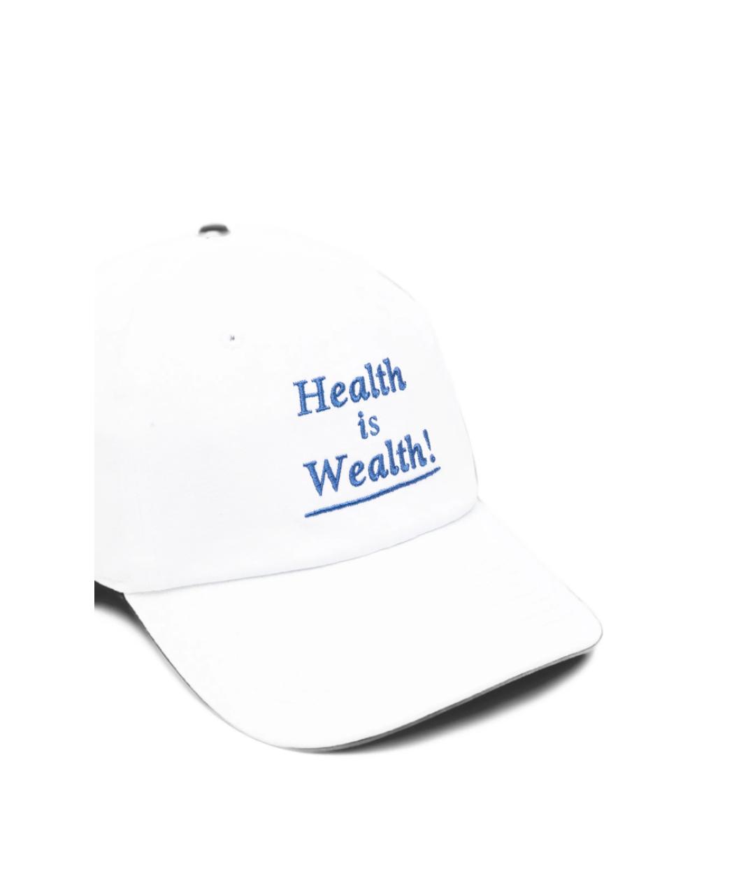 SPORTY AND RICH Белая хлопковая кепка, фото 2