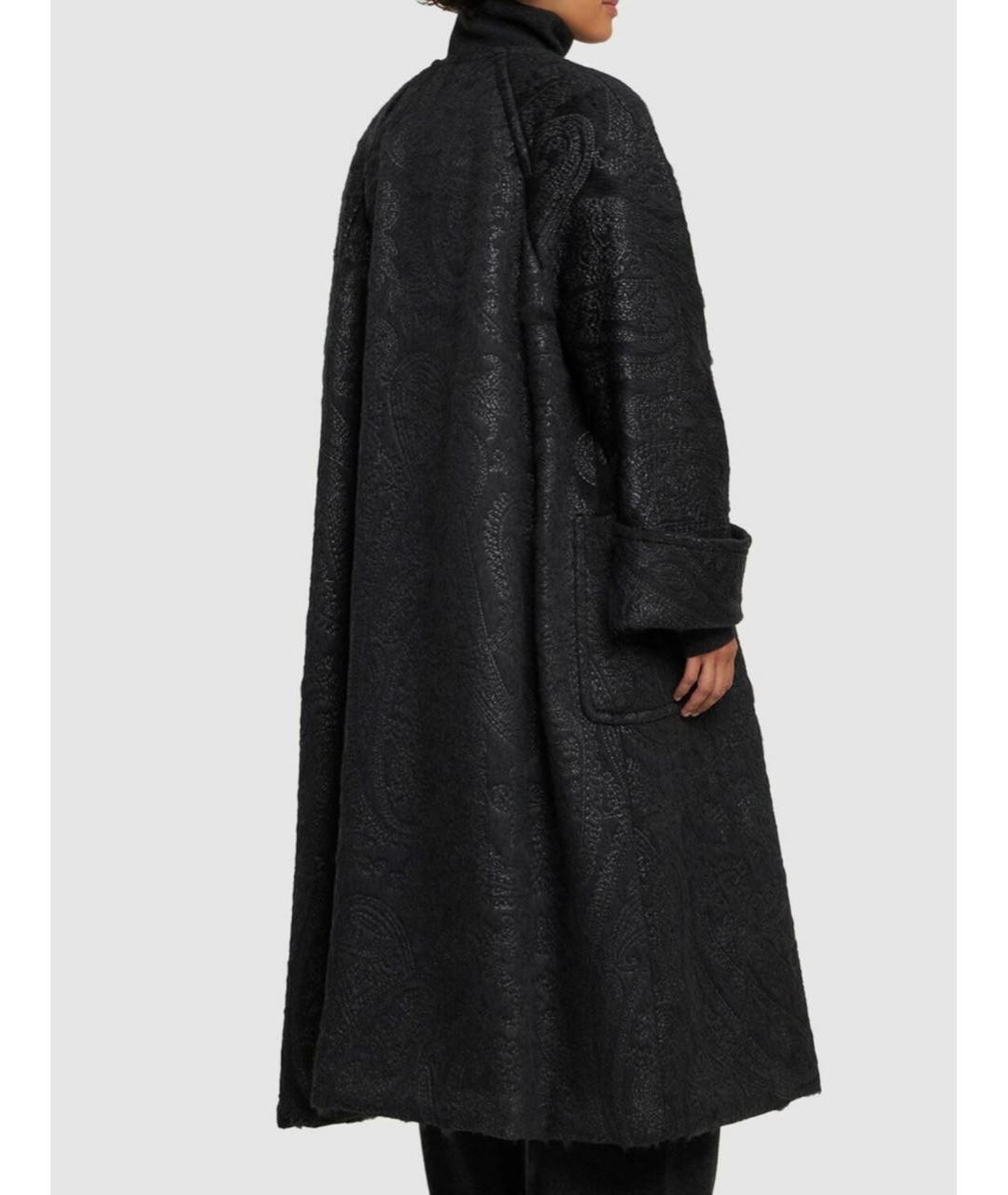 MAX MARA Черное шерстяное пальто, фото 8