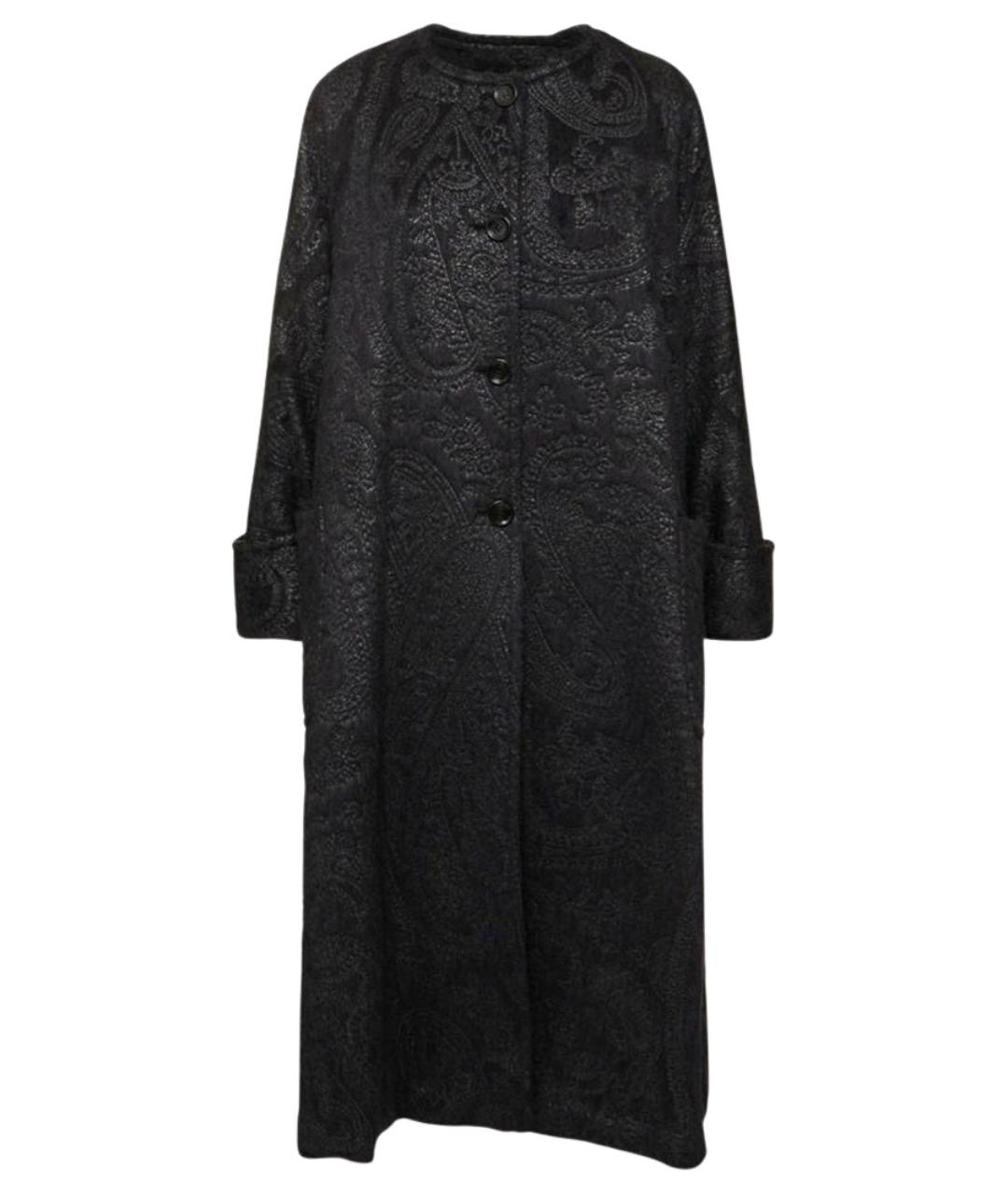 MAX MARA Черное шерстяное пальто, фото 1