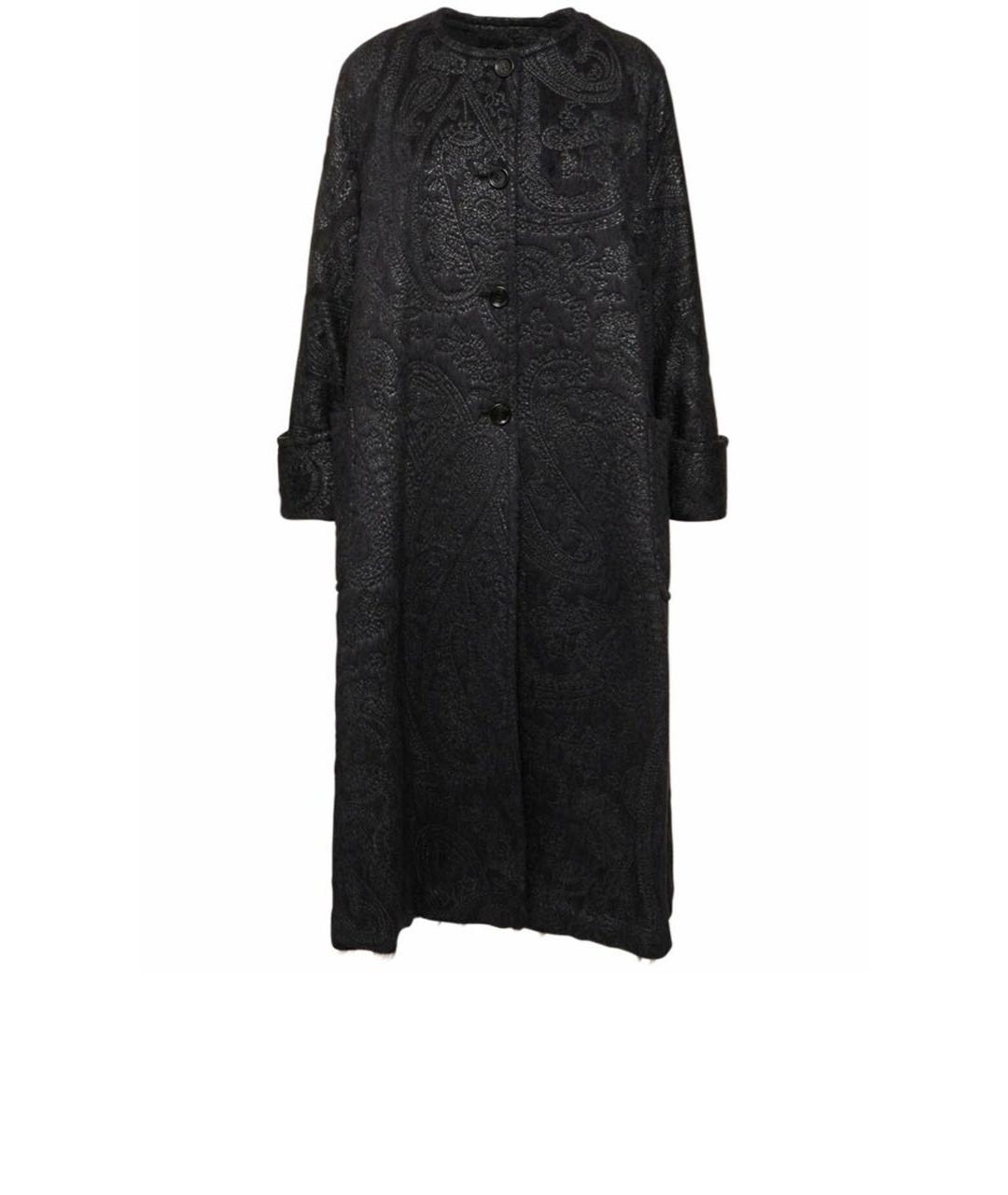 MAX MARA Черное шерстяное пальто, фото 9