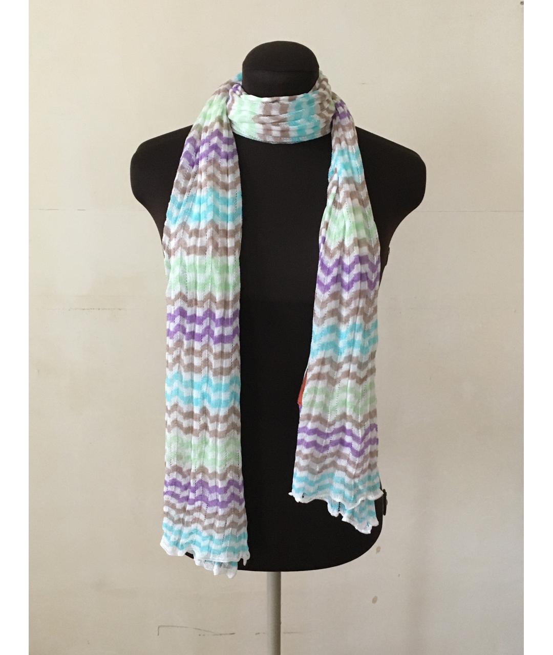 MISSONI Розовый шерстяной шарф, фото 6