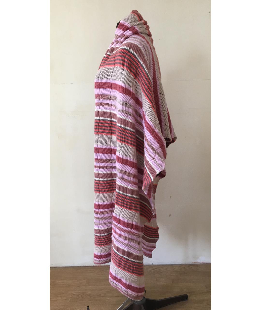 MISSONI Розовый шерстяной шарф, фото 4