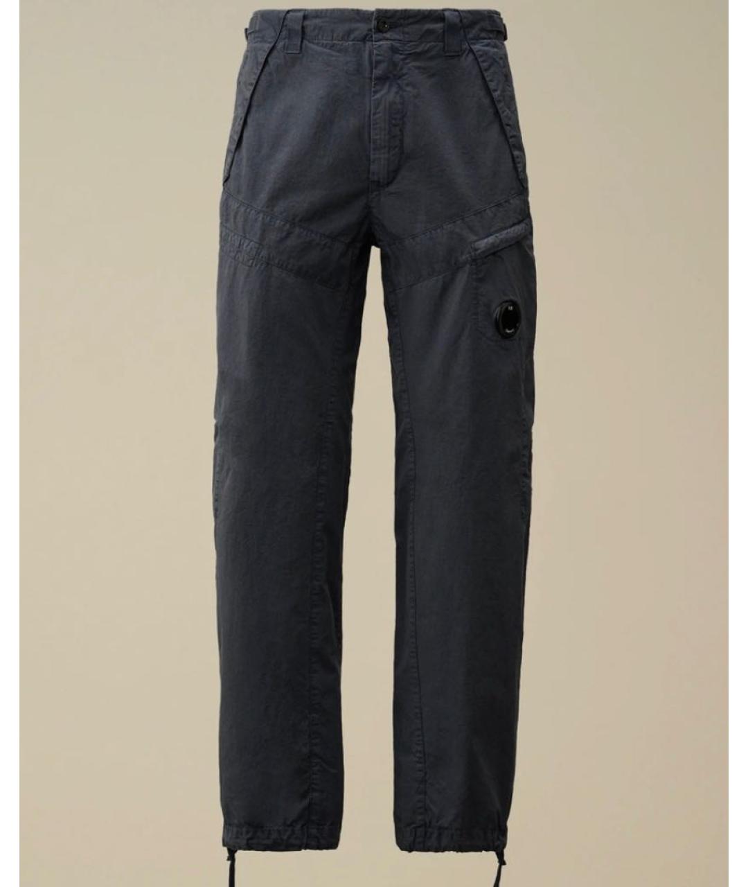 CP COMPANY Черные хлопковые классические брюки, фото 7