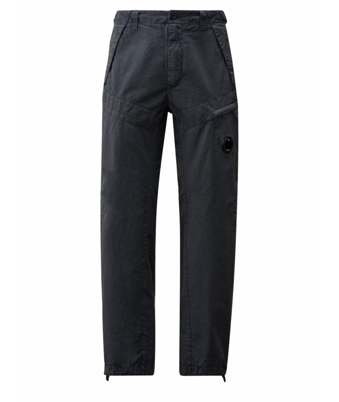 CP COMPANY Черные хлопковые классические брюки, фото 1
