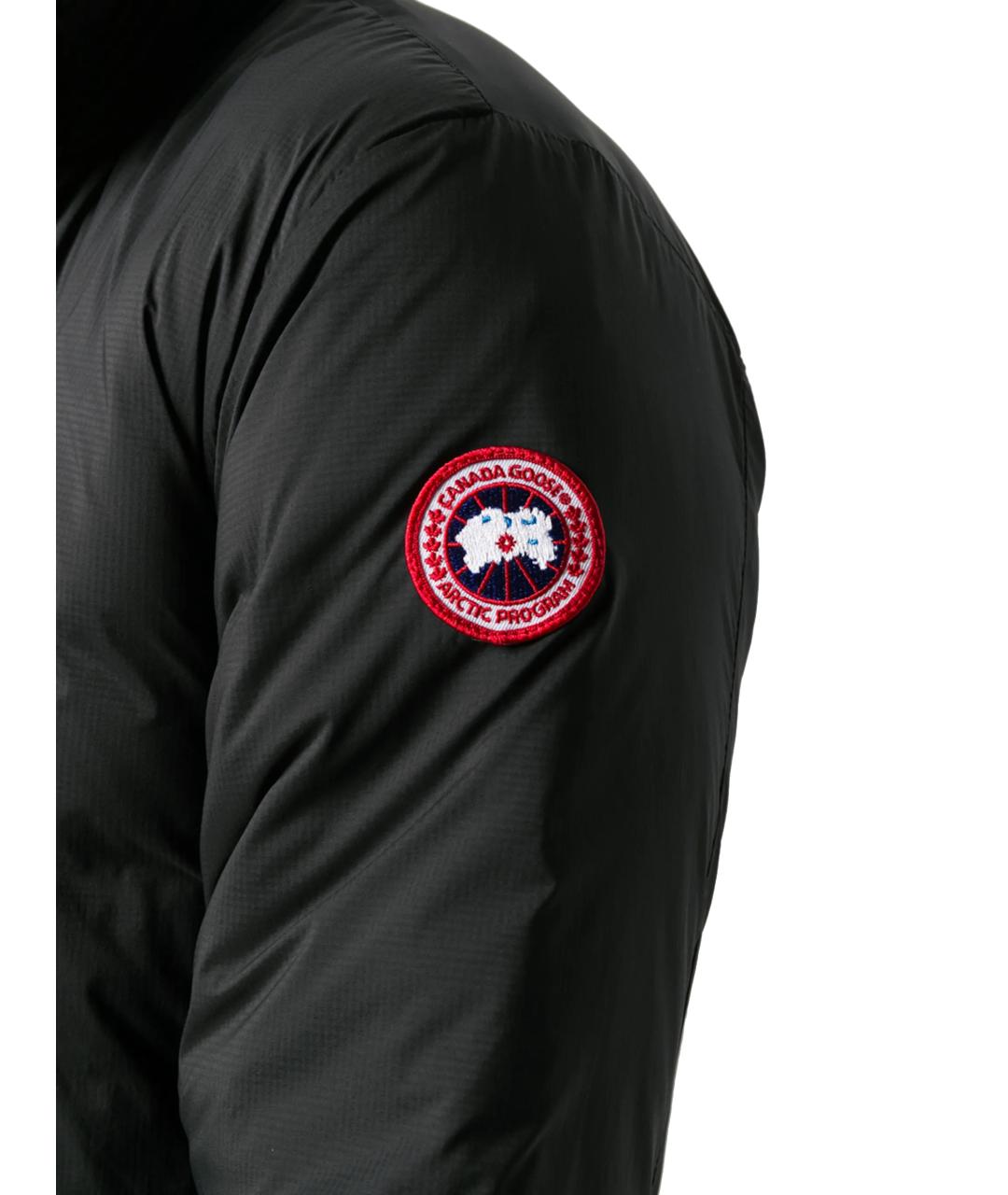 CANADA GOOSE Черная полиамидовая куртка, фото 2