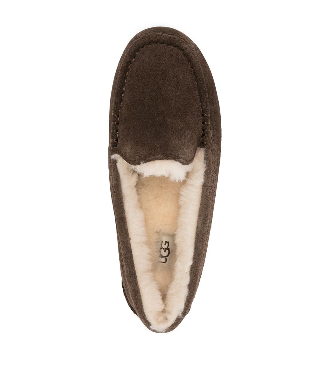 UGG Коричневые замшевые мокасины, фото 4