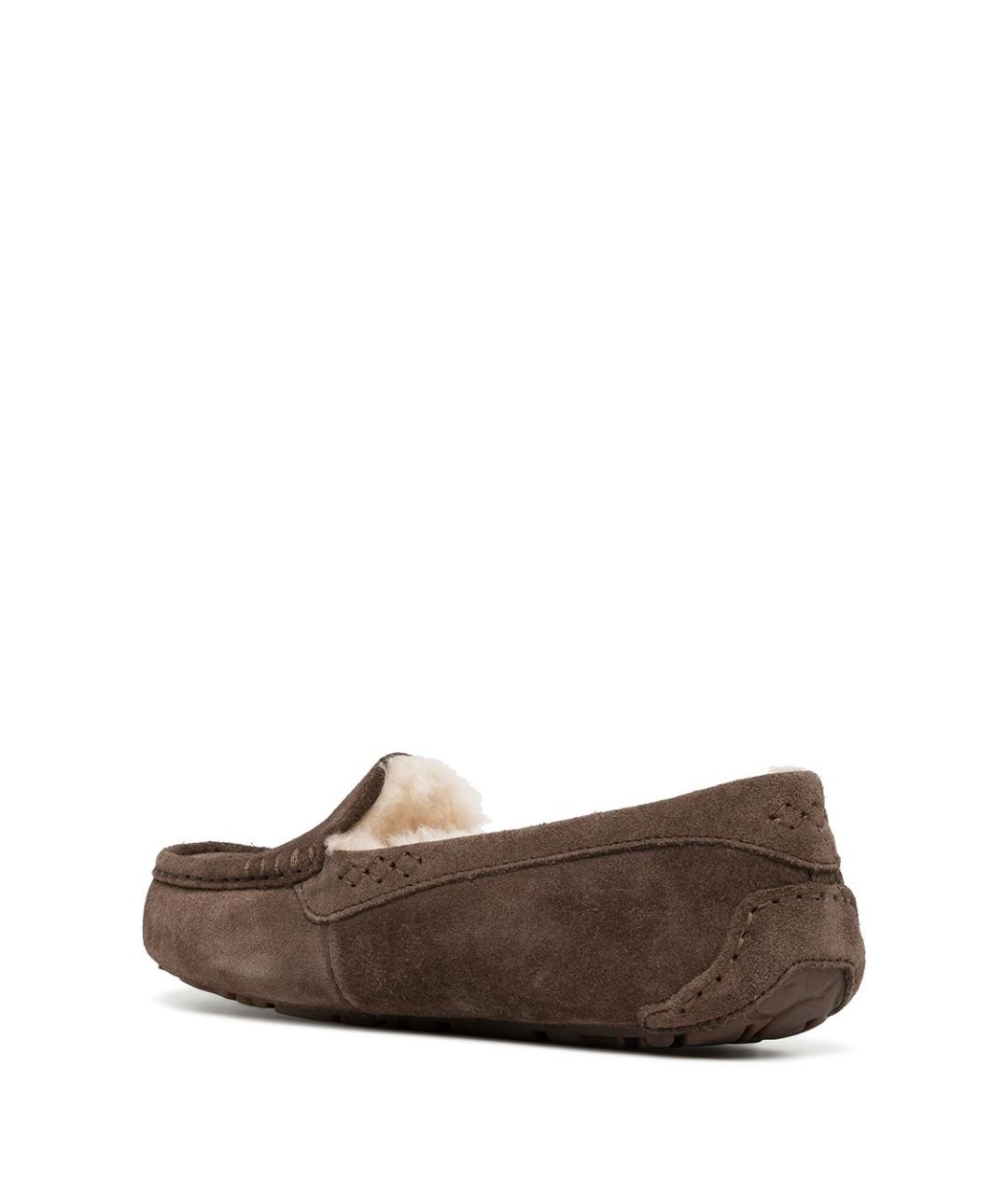 UGG Коричневые замшевые мокасины, фото 3