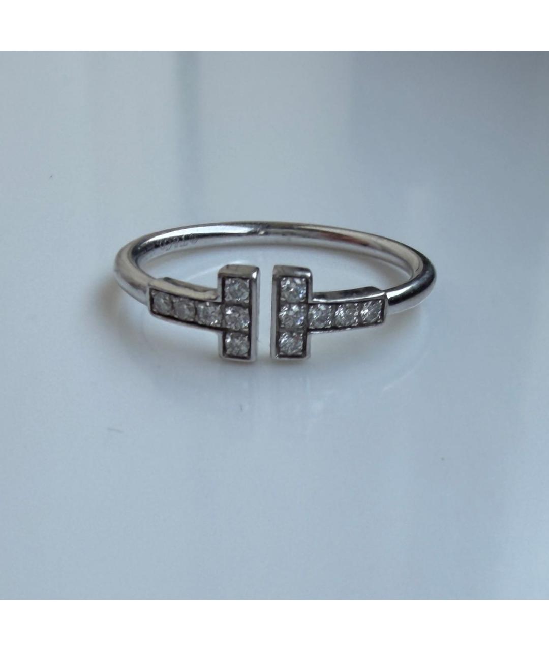 TIFFANY&CO Серебряное кольцо из белого золота, фото 5