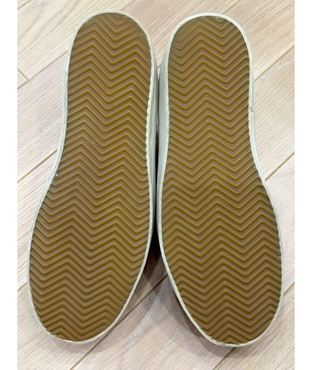 GOLDEN GOOSE Белые кожаные кеды, фото 7