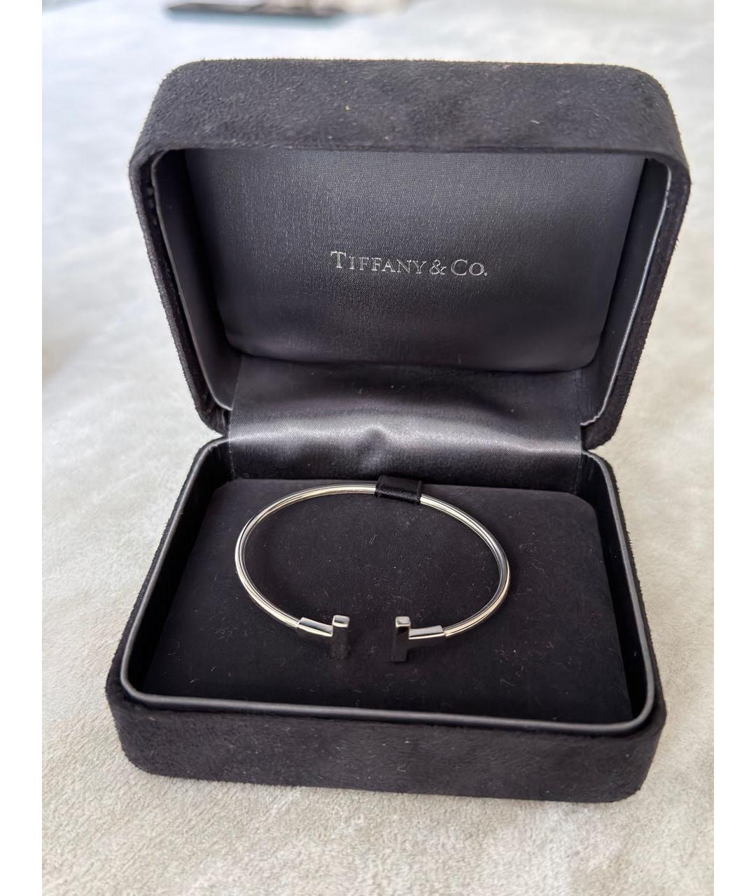 TIFFANY&CO Серебряный браслет из белого золота, фото 5