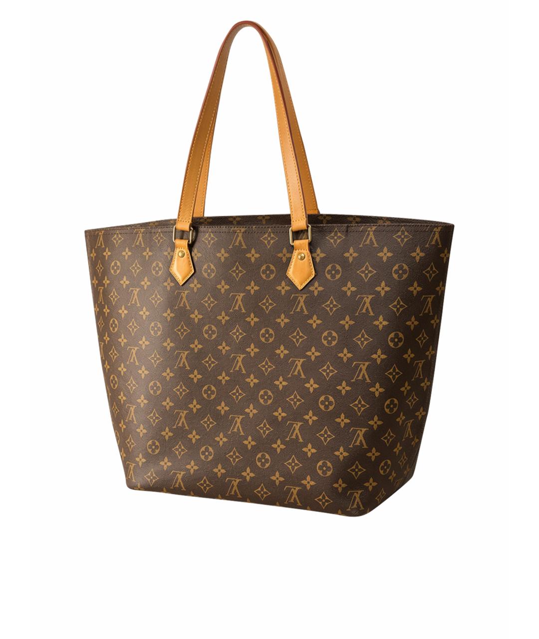 LOUIS VUITTON Коричневая кожаная сумка через плечо, фото 1