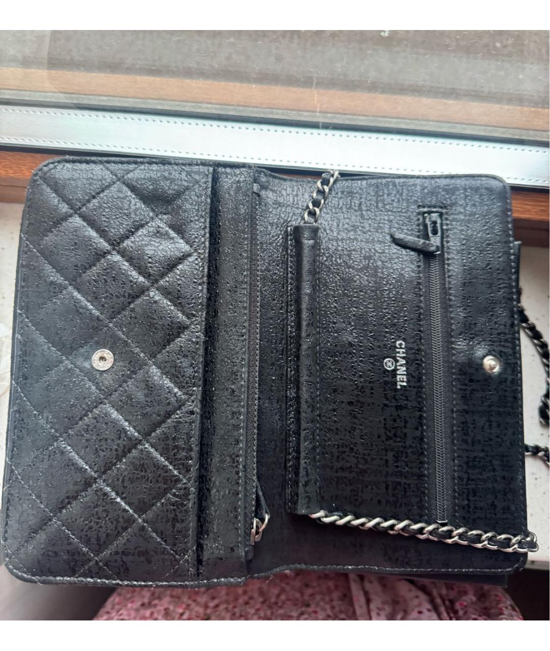 CHANEL Черная сумка через плечо, фото 5