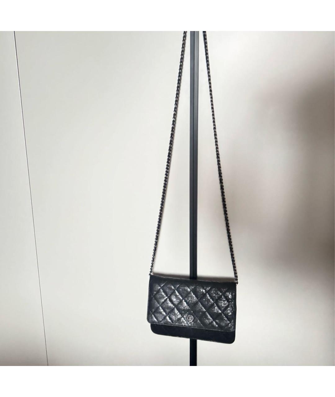 CHANEL Черная сумка через плечо, фото 2