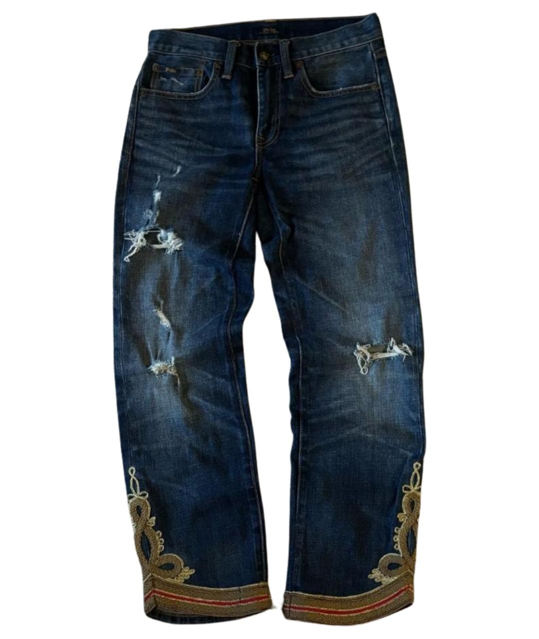 POLO RALPH LAUREN Хлопковые прямые джинсы, фото 1