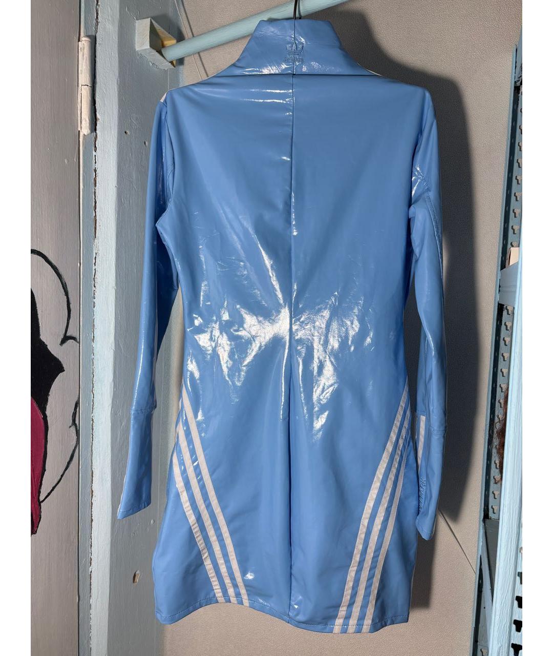 ADIDAS Голубое повседневное платье, фото 2