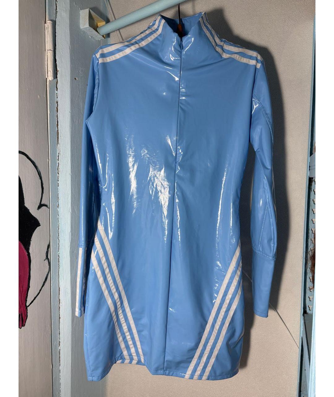 ADIDAS Голубое повседневное платье, фото 8